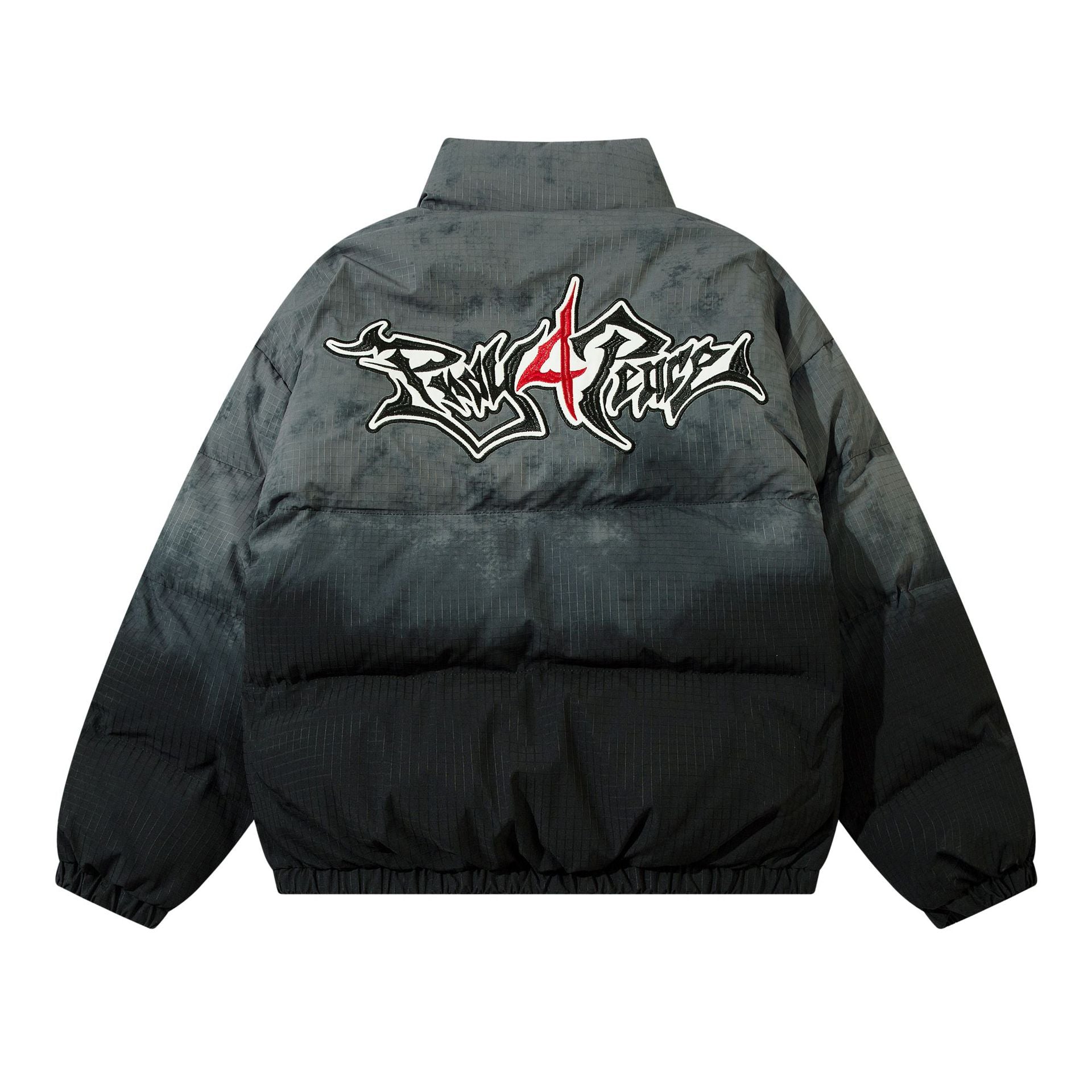 Gothic Alphabet Vintage Cotton-padded Clothes American Street Hip-hop Couples Cotton-padded Jacket Fashionable Warm Jacket New Style