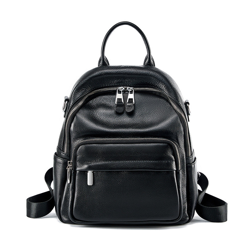 Soft Leather Backpack Women - Large Capacity Travel Bag 2025