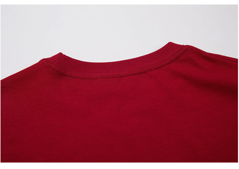 Special Letter Print T Shirts Fashion Streetwear Tee Casual Oversize Crew Neck Summer Cotton High Quality Short Sleeve