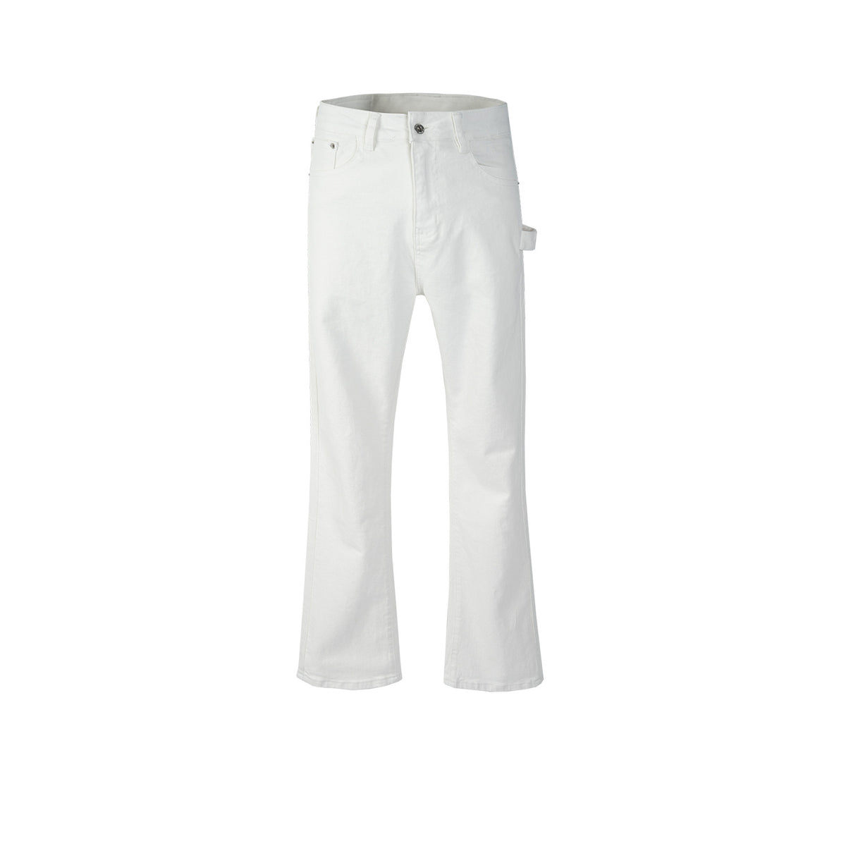 Men's And Women's Urban Small Taped Pants With Decorative Micro-La Unisex RO Style Multi-size Two-color Jeans