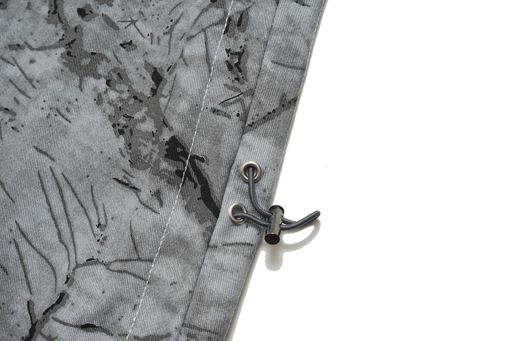 Tie-Dye Camouflage Casual Pants Men's High Street Retro American Style Outdoor Sports Loose Micro-flared Wide-leg Pants