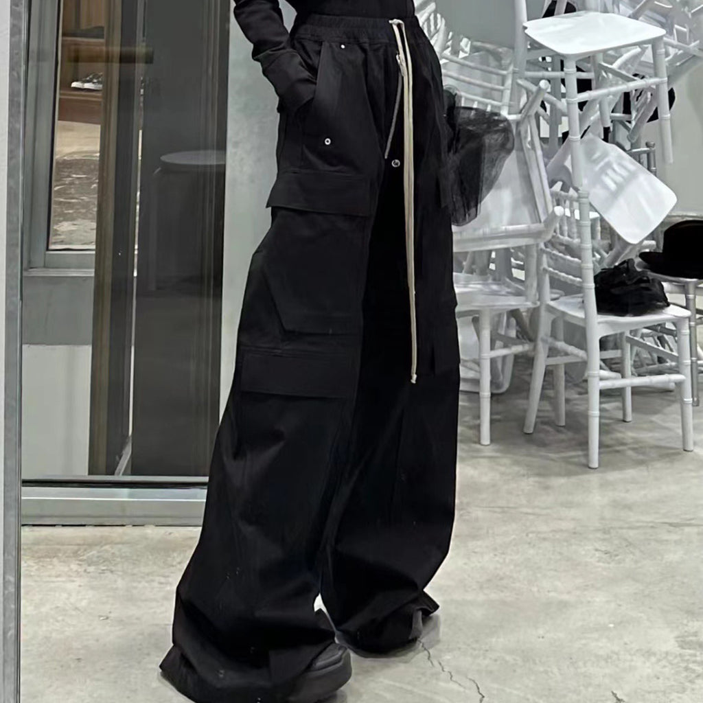 Men's Wear Women's Urban RO Style Wide Leg Crock Pants Functional Men's And Women's Casual Trendy Pants