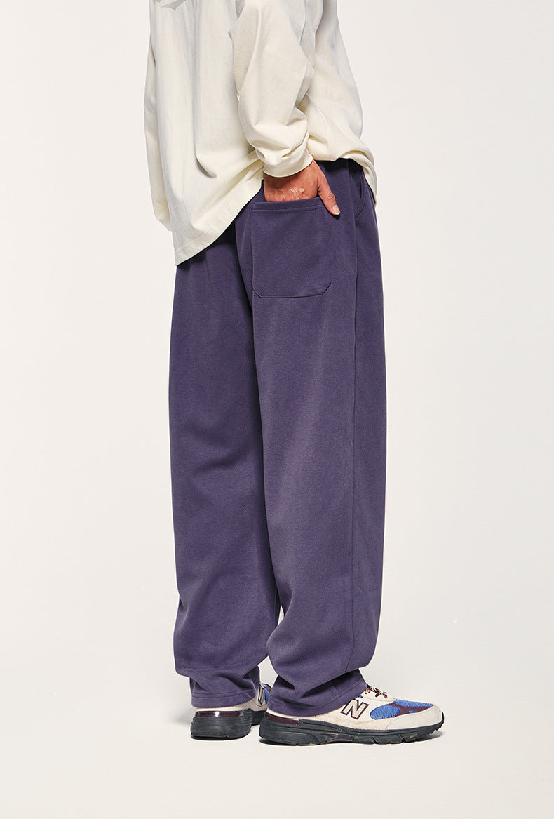 Heavy 320g Sanding Double-sided College Printed Casual Suit Autumn And Winter New Sweater Pants