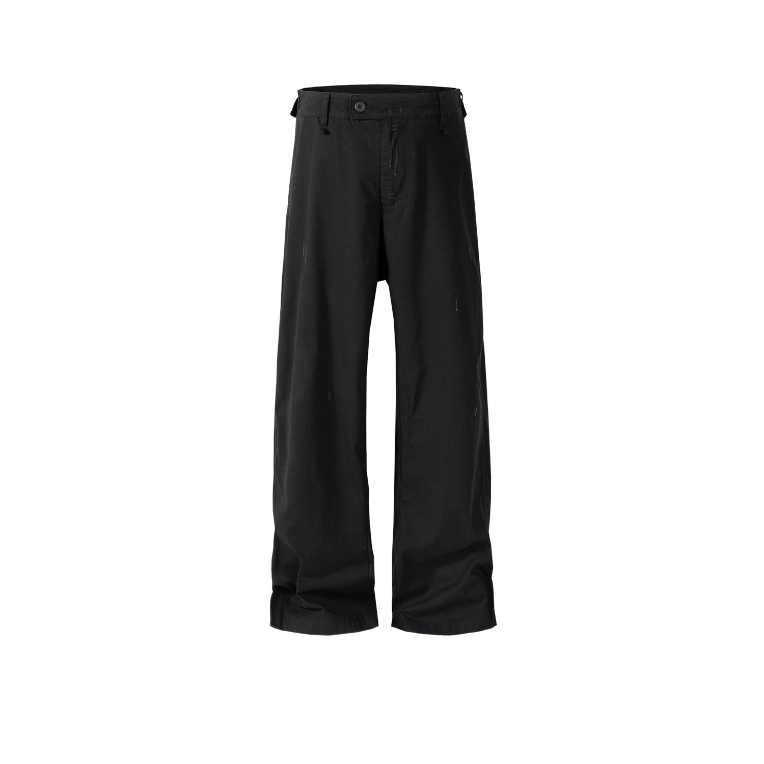 Men's Wear Women's Paris Wasteland Style Dark-check Crane Pants Unisex Straight Casual Pants With Buckle On Waist