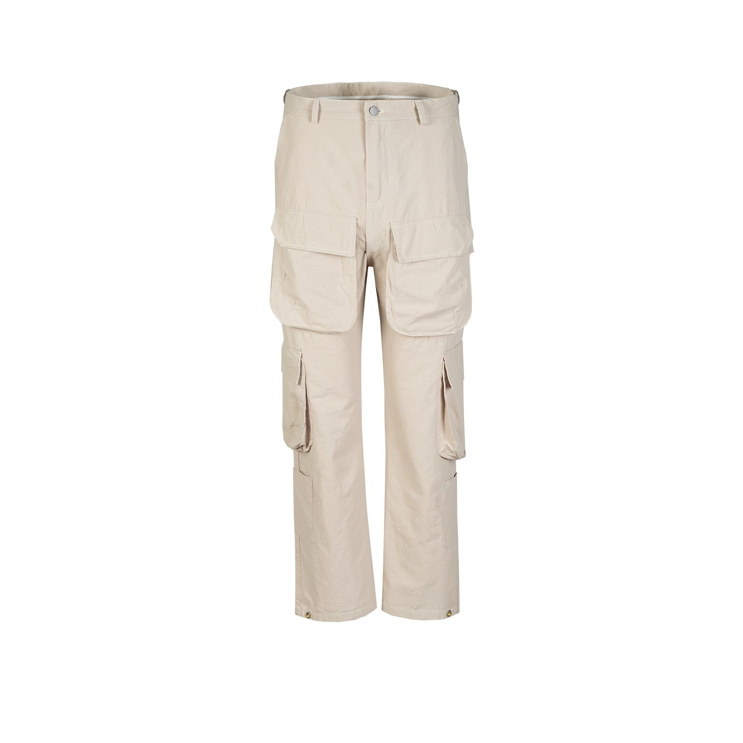 Men's And Women's Hip-hop High Street Slim-fit Straight Pants Men's And Women's Same-style Workwear Multi-pocket Casual Pants Trendy