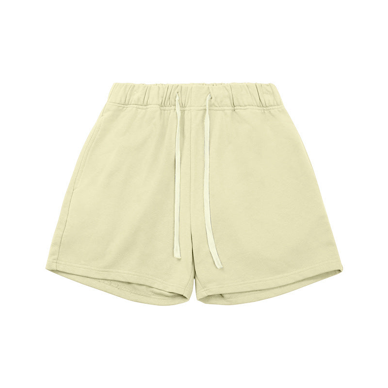 American Home Fitness Sports Shorts Summer New Fashion Brand Loose FOG Color Shorts Men