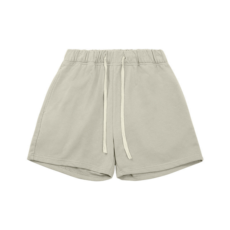 American Home Fitness Sports Shorts Summer New Fashion Brand Loose FOG Color Shorts Men