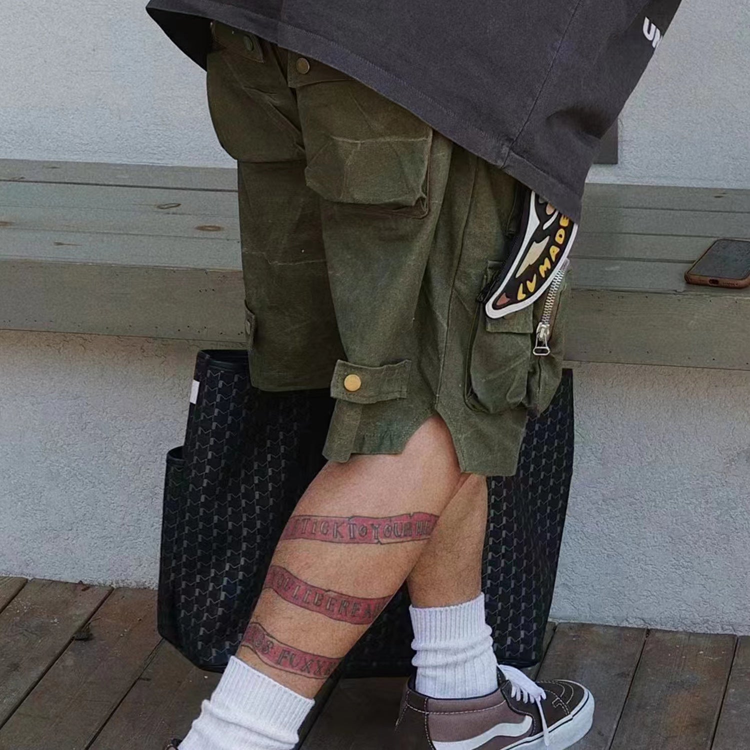 Men's Wear Women's Spring And Summer Urban Functional Casual Pants Men's And Women's Style Multi-Pocket Profile Shorts