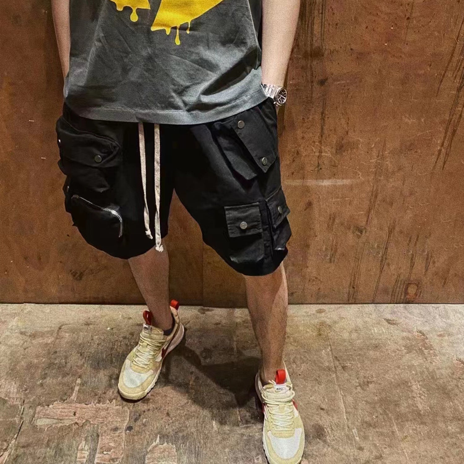 Men's Wear Women's Spring And Summer Urban Functional Casual Pants Men's And Women's Style Multi-Pocket Profile Shorts