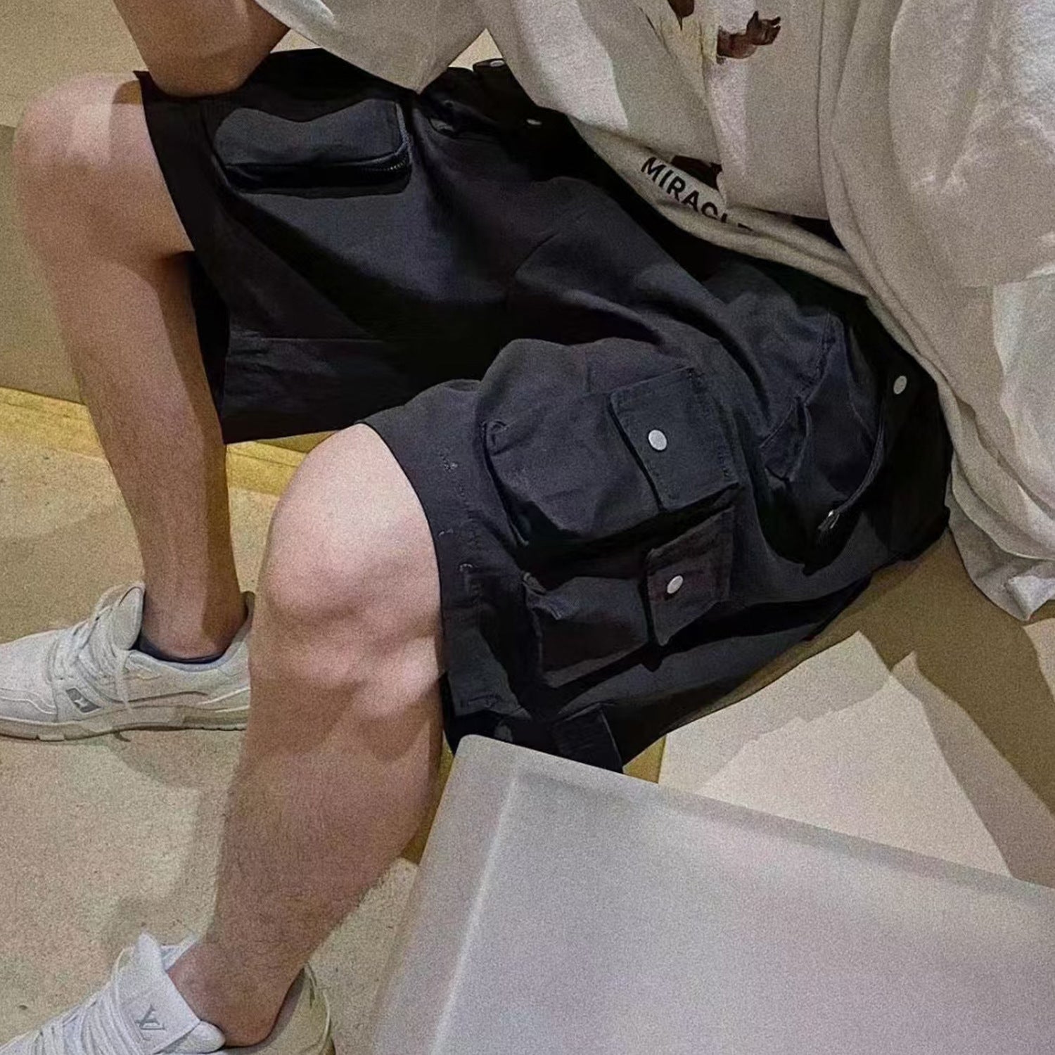 Men's Wear Women's Spring And Summer Urban Functional Casual Pants Men's And Women's Style Multi-Pocket Profile Shorts