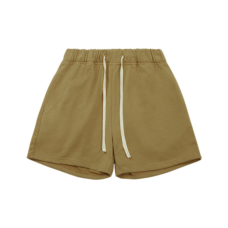 American Home Fitness Sports Shorts Summer New Fashion Brand Loose FOG Color Shorts Men