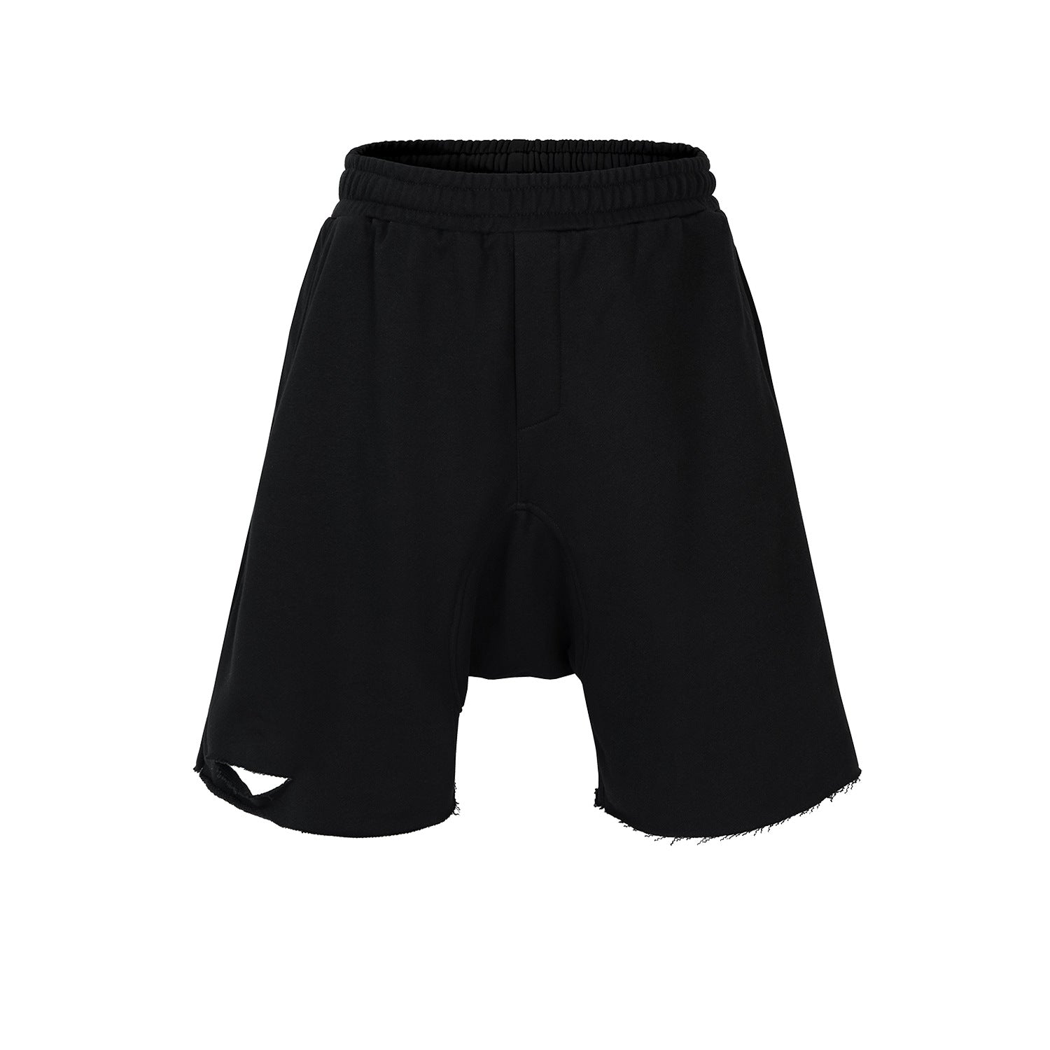 Men's Wear Women's Spring And Summer Casual Pants Unisex High Street Washed Knife Cut Leg Cotton Trendy Shorts