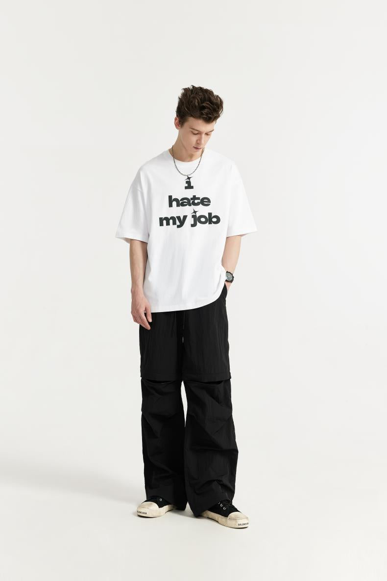 2025 Spring And Summer New Wide Leg Disassembly Pants One Pants Wear Waterproof Casual Big Leg Straight Pants For Men