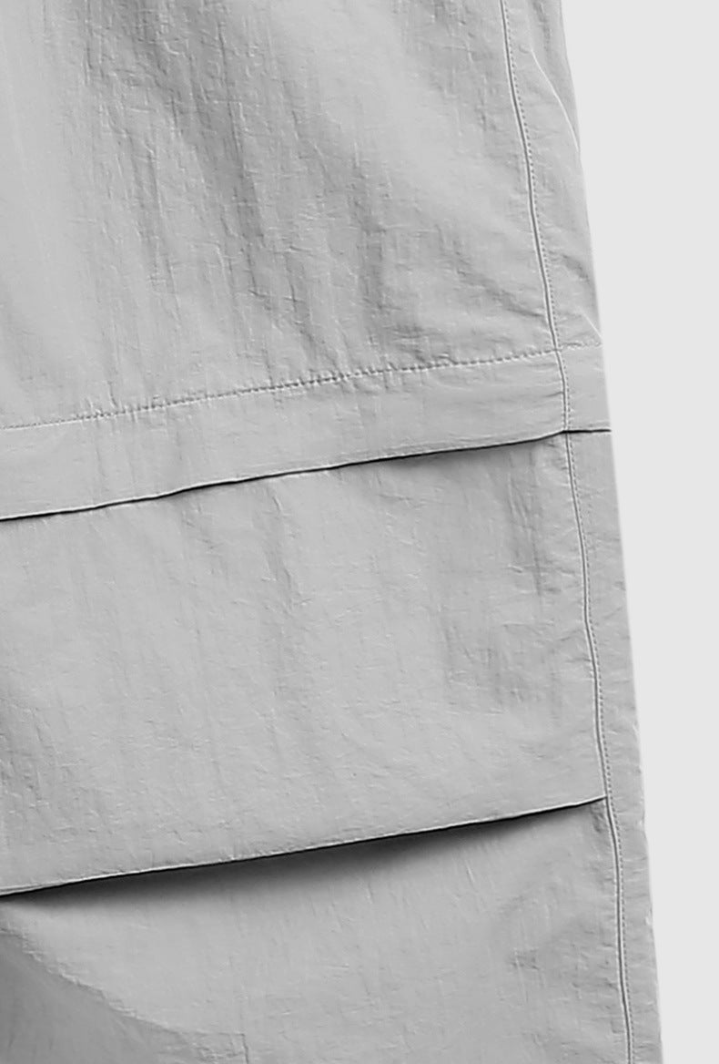 2025 Spring And Summer New Wide Leg Disassembly Pants One Pants Wear Waterproof Casual Big Leg Straight Pants For Men