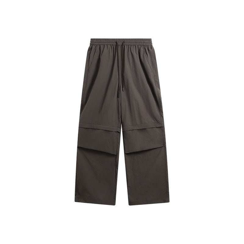 2025 Spring And Summer New Wide Leg Disassembly Pants One Pants Wear Waterproof Casual Big Leg Straight Pants For Men