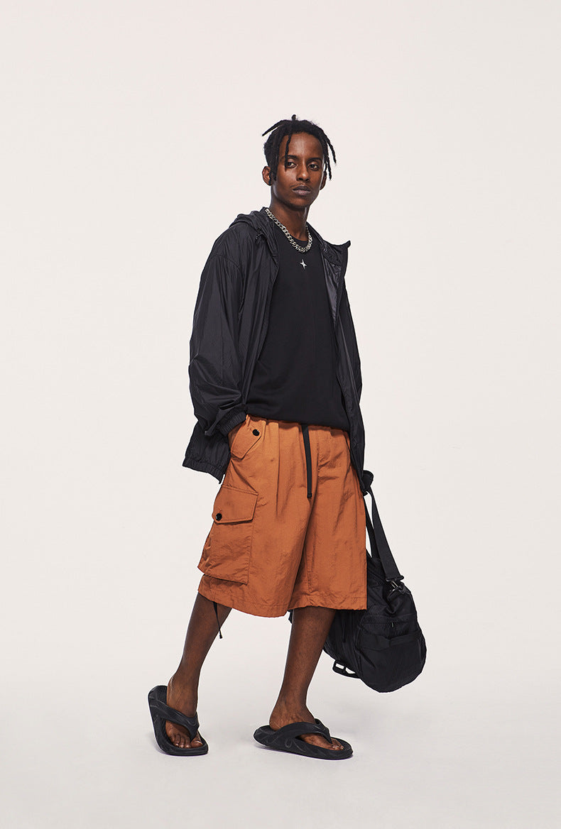 Men's | Japanese Loose Casual Tooling Shorts Spring And Summer New Fashion Brand Outdoor Tooling Men's Shorts