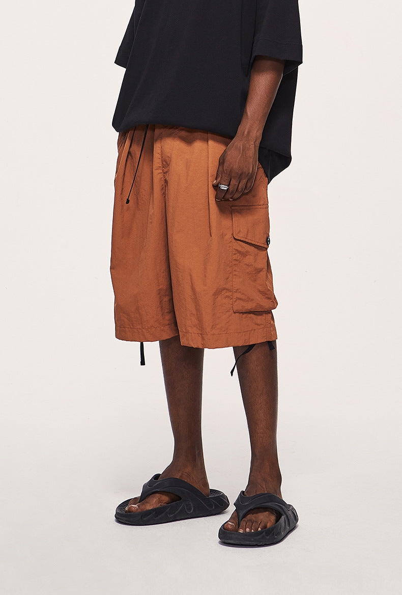 Men's | Japanese Loose Casual Tooling Shorts Spring And Summer New Fashion Brand Outdoor Tooling Men's Shorts