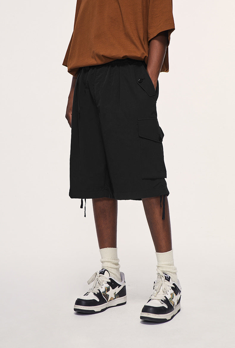 Men's | Japanese Loose Casual Tooling Shorts Spring And Summer New Fashion Brand Outdoor Tooling Men's Shorts