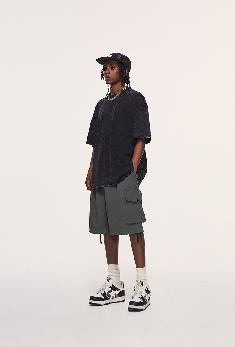 Men's | Japanese Loose Casual Tooling Shorts Spring And Summer New Fashion Brand Outdoor Tooling Men's Shorts