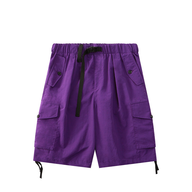 Men's | Japanese Loose Casual Tooling Shorts Spring And Summer New Fashion Brand Outdoor Tooling Men's Shorts