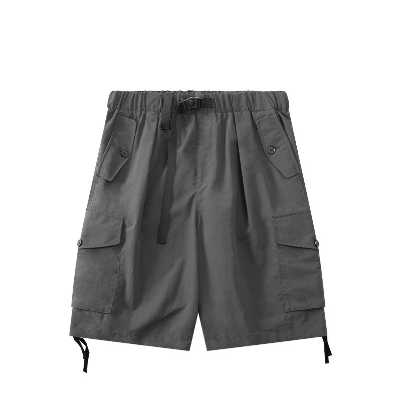 Men's | Japanese Loose Casual Tooling Shorts Spring And Summer New Fashion Brand Outdoor Tooling Men's Shorts