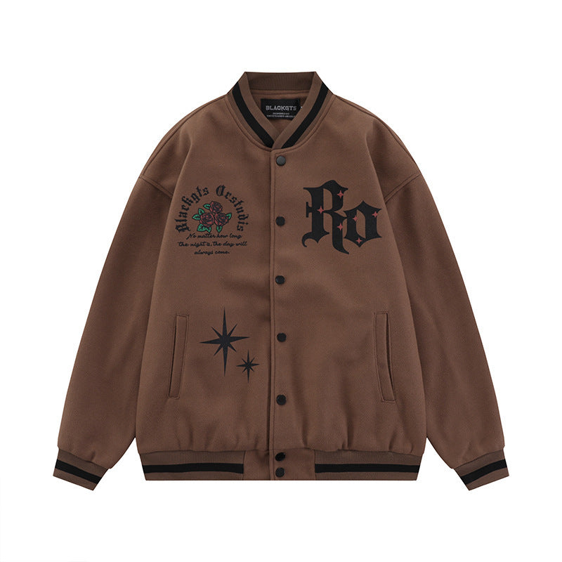 American Fashion Brand Baseball Suit Coat Cotton Jacket