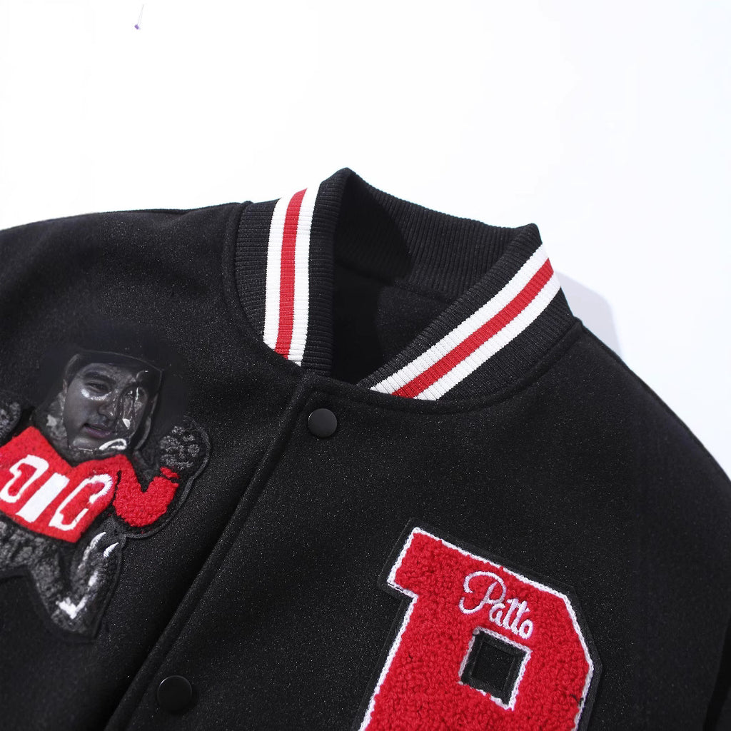 2025 Spring PATTA Heavy Industries Embroidered Pattern Baseball Suit Jacket For Men And Women