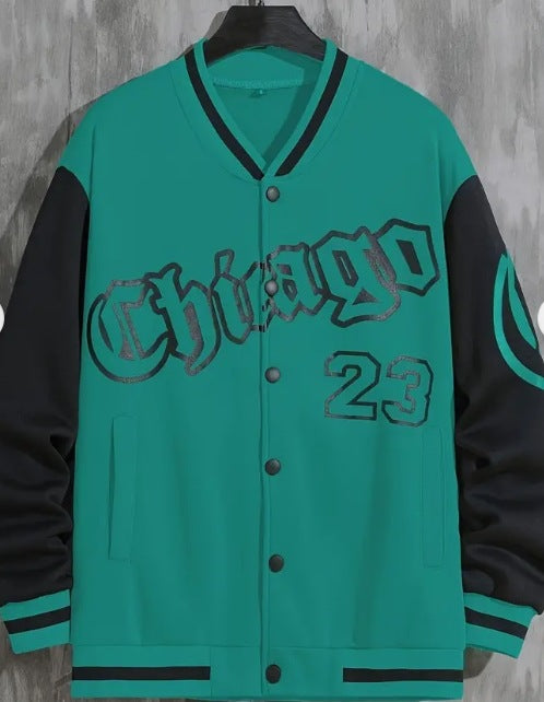 2025 Spring Autumn Street Men's Fashion Trend Loose Casual Baseball Uniform Jacket For Outdoor And Dating