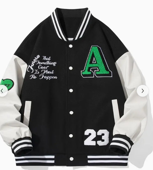 2025 Spring Autumn Street Men's Fashion Trend Loose Casual Baseball Uniform Jacket For Outdoor And Dating