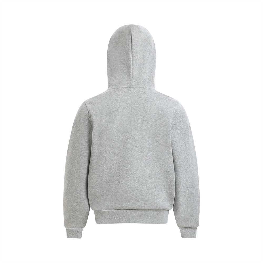 Contrast Color Letter Printing Hooded Sweater For Boys Spring And Autumn Loose High Street Fashionable Sports Casual Hoodie Top