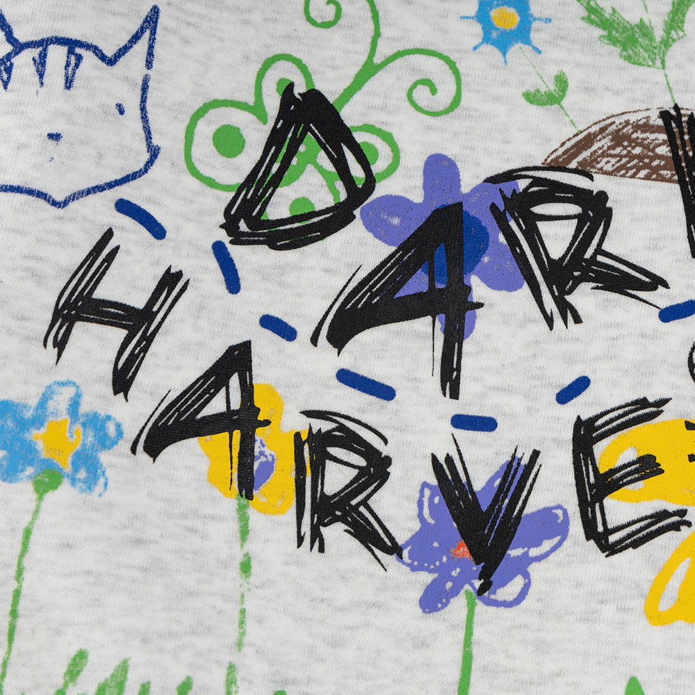 Hand-painted Graffiti Design Hooded Sweater Men's Hip Hop Trend Blockbuster 420G Loose Pullover Sweatshirt Autumn And Winter