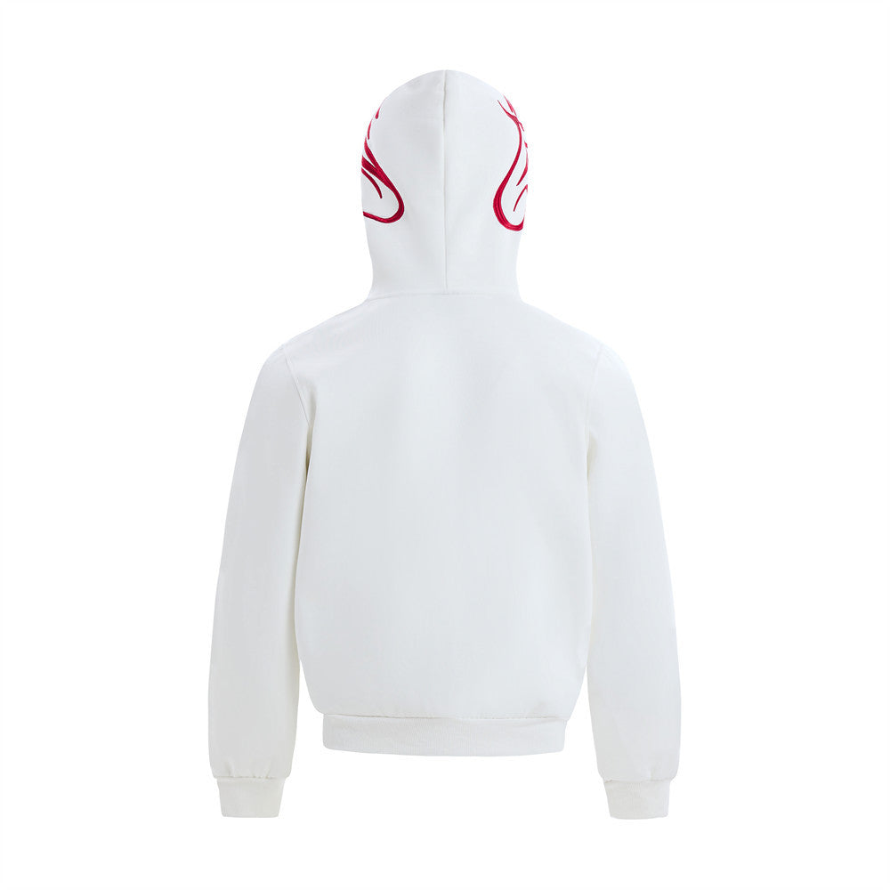 Creative Letter Embroidered Hooded Sweater Men's Autumn Loose American Street Hip-Hop Personalized Sports Hoodie Top