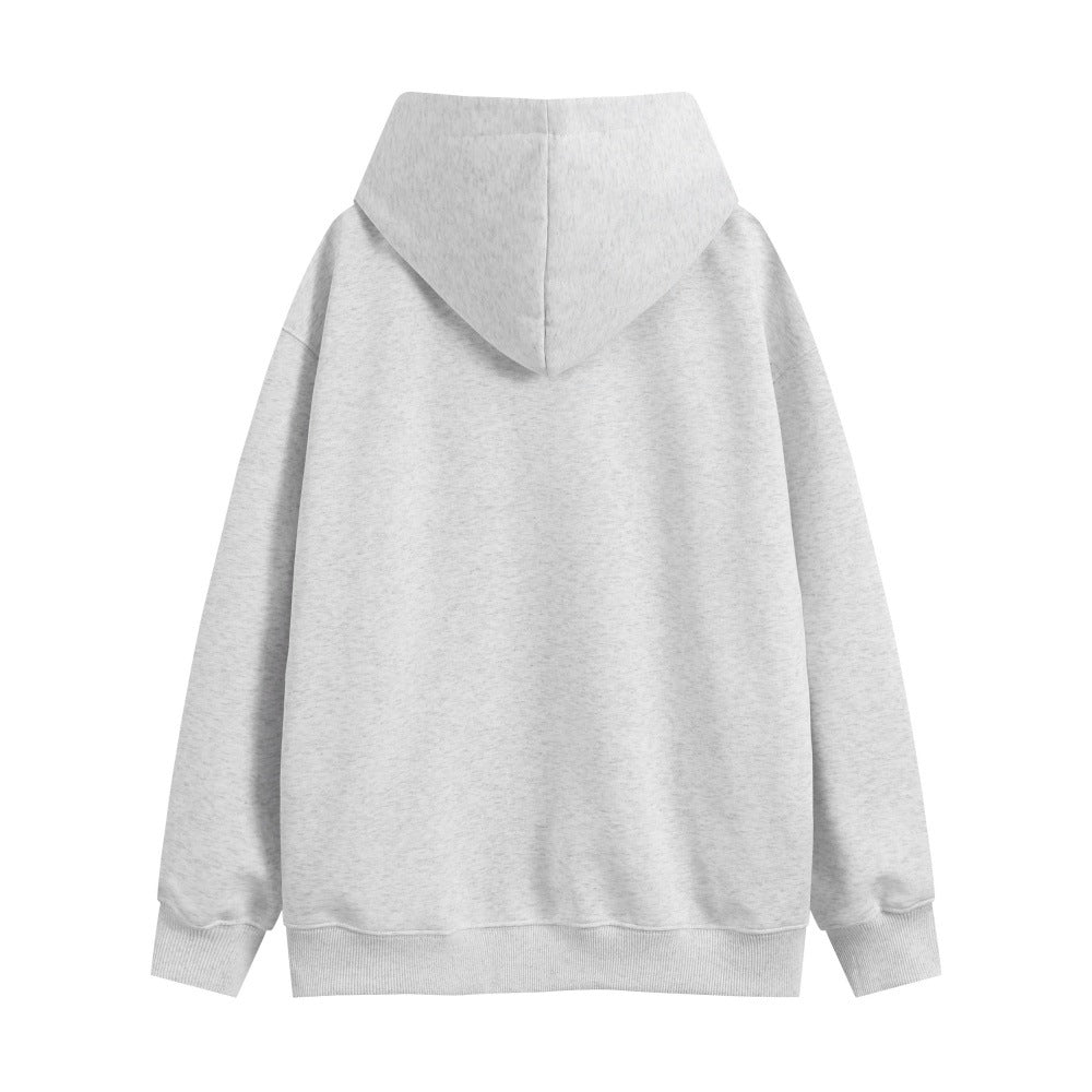 Large Alphabet Five-pointed Star Printed Hoodie Men's Loose Pullover Vibe Hip-hop Trendy Niche Sports And Leisure