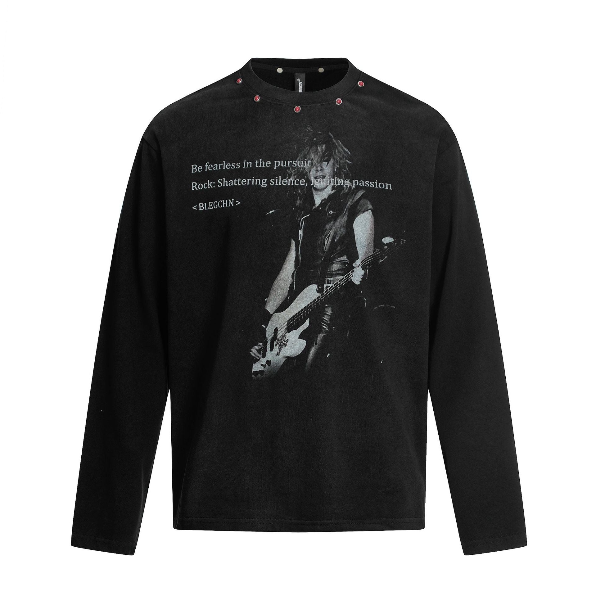 2025 New American Style High Street Hip Hop Dude Dude Trendy Figure Printed Loose Casual Knit Sweater