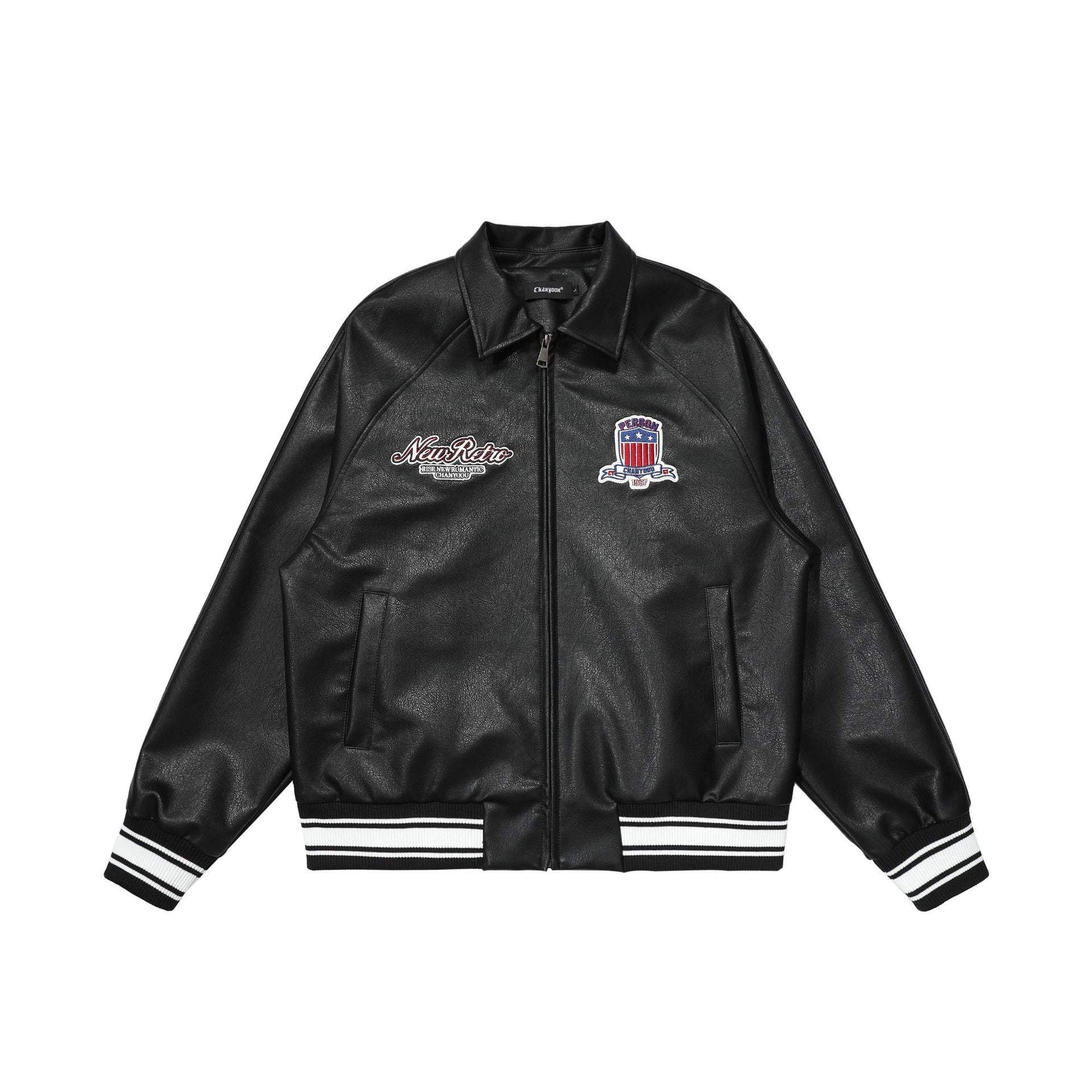 2025 New Arrival American Style Retro Street Trendy High Luxury New Style Handsome Hip-Hop All-Match Letter Embroidered Jacket Coat