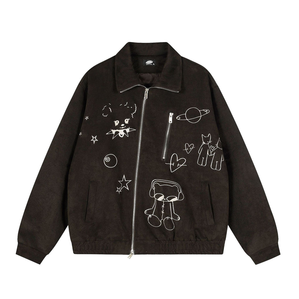 Autumn New Loose Design Sense Jacket Coat Niche Hip-hop All-match Retro Neutral Style Top