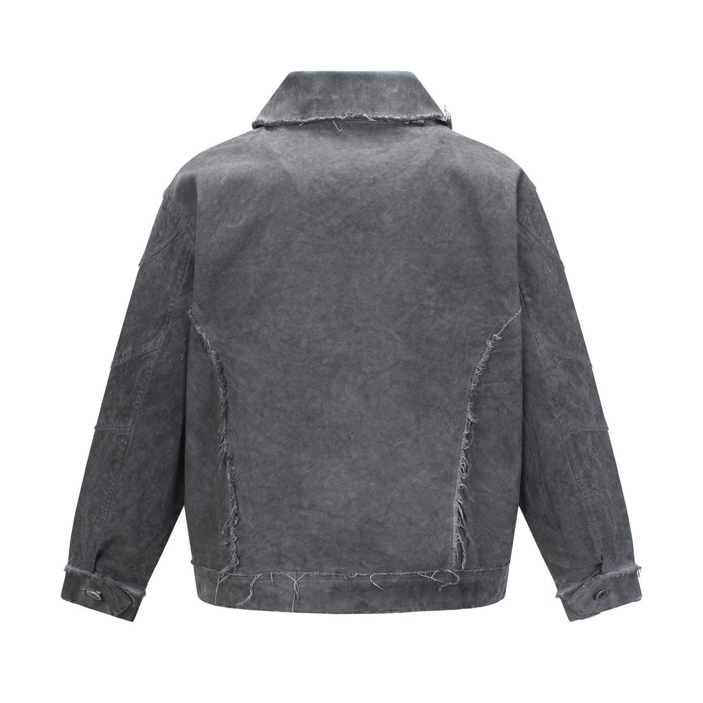 American Style Retro Hip-Hop Street Fried Rouge Design Sense Loose Lapel Jacket For Men And Women