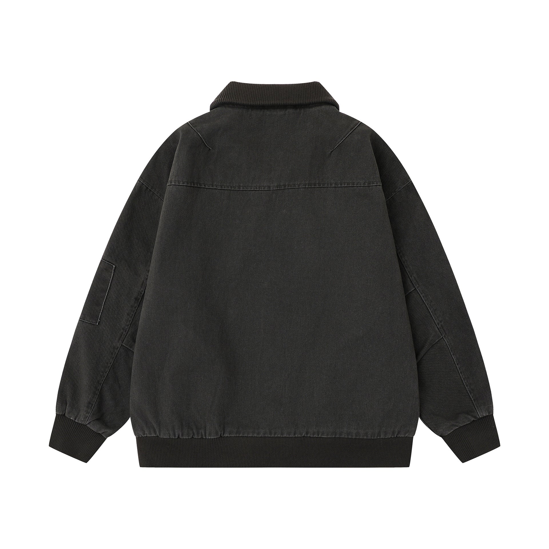 Hip-Hop Trendy Brand Antique Solid Color Loose Jacket Men's American Style Vintage Casual All-Match Jacket