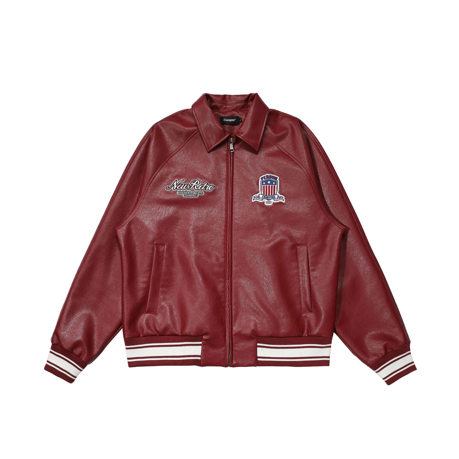 2025 New Arrival American Style Retro Street Trendy High Luxury New Style Handsome Hip-Hop All-Match Letter Embroidered Jacket Coat