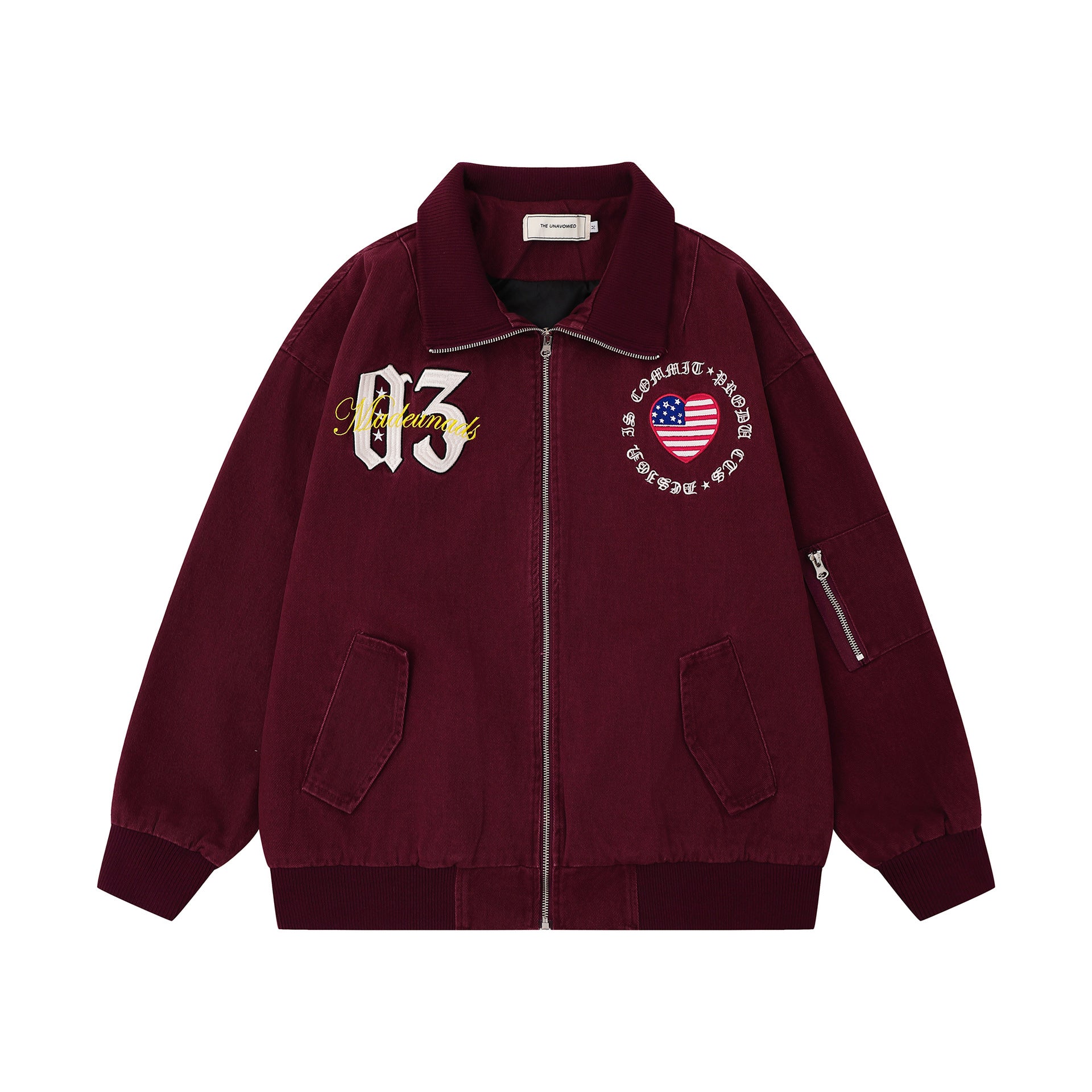 Hip-Hop Trendy Brand Antique Solid Color Loose Jacket Men's American Style Vintage Casual All-Match Jacket