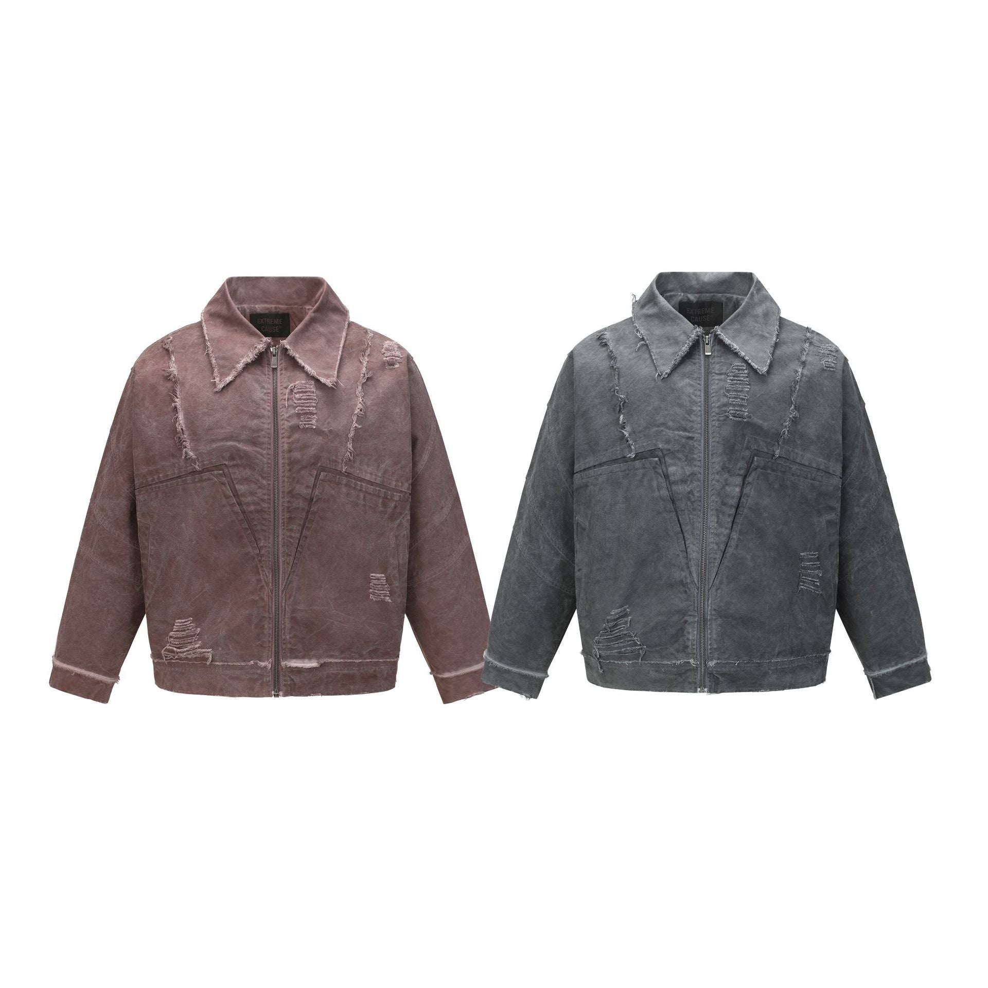 American Style Retro Hip-Hop Street Fried Rouge Design Sense Loose Lapel Jacket For Men And Women