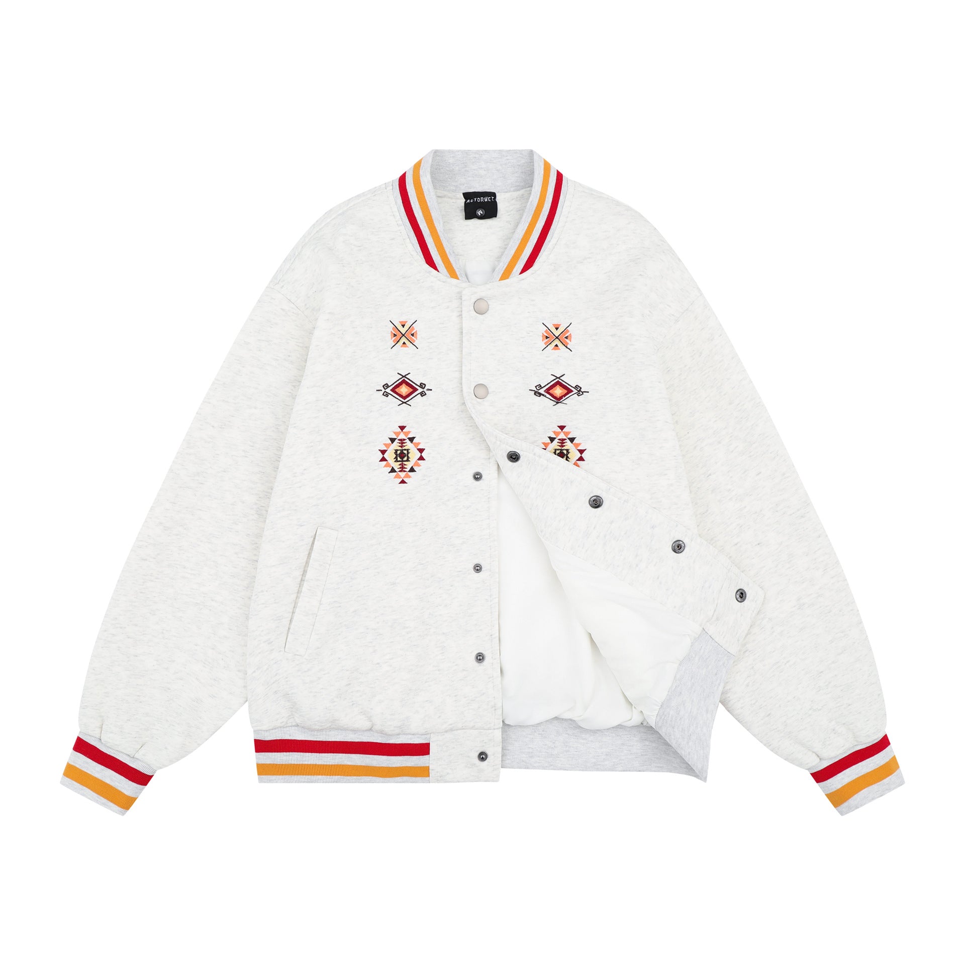 2025 New American Style Retro Trendy Street Trendy Hip-Hop Pi Handsome Letter Printing Trendy Casual Jacket