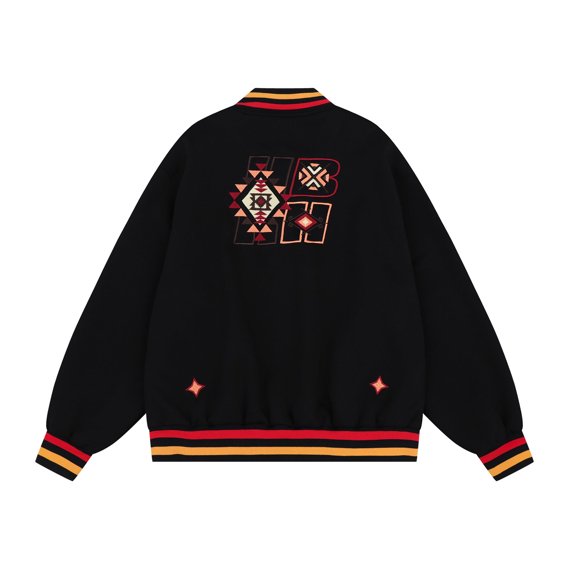 2025 New American Style Retro Trendy Street Trendy Hip-Hop Pi Handsome Letter Printing Trendy Casual Jacket