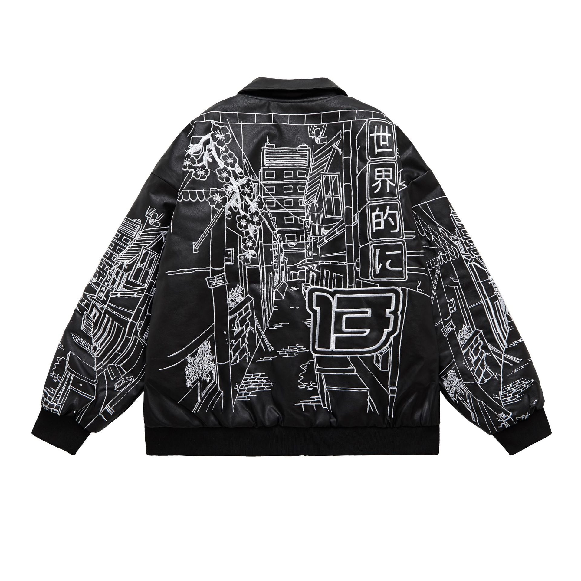 European And American Hip-Hop Old Embroidered Denim Jacket Trendy Brand Loose Couple Casual All-Match Jacket For Men And Women