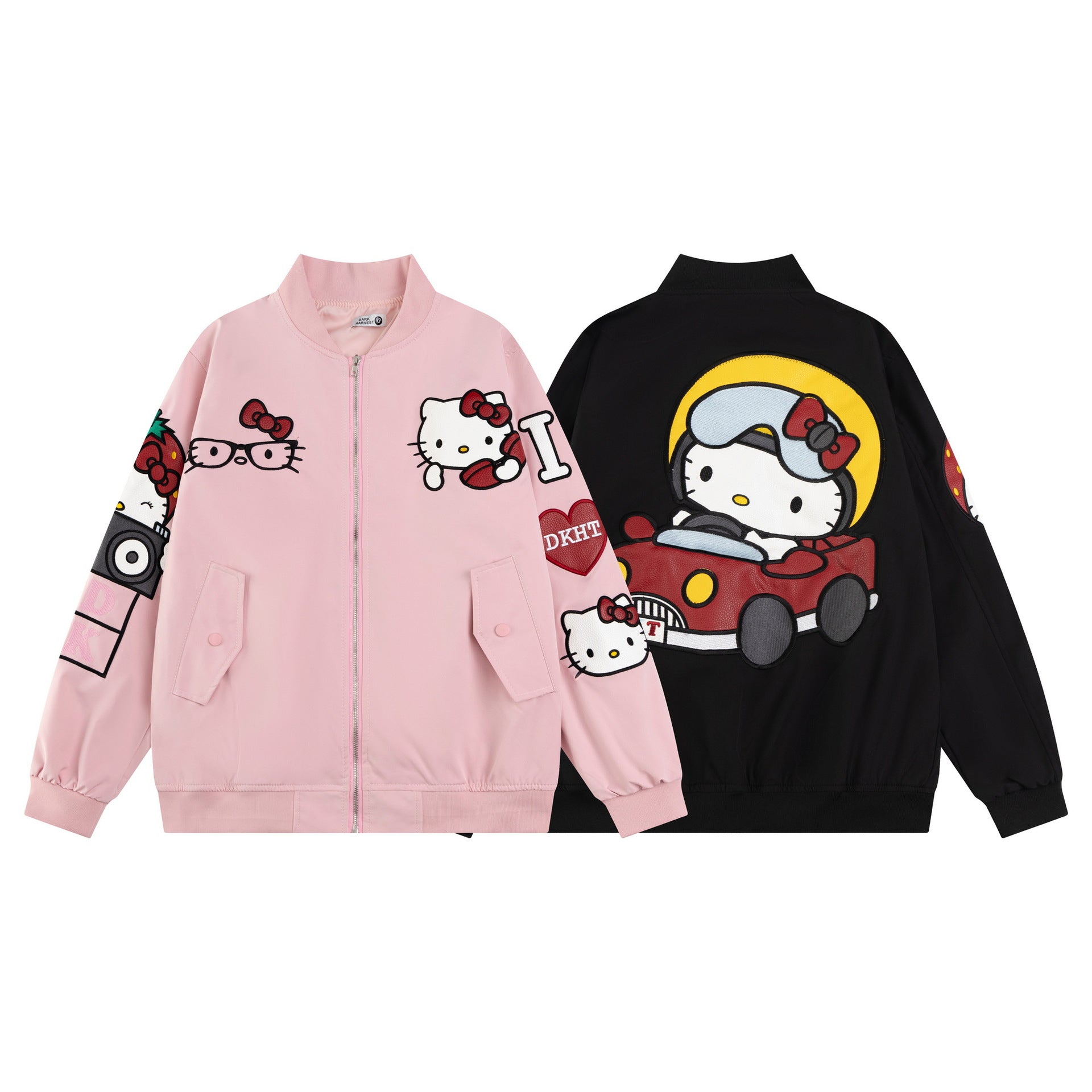 2025 American Hip Hop Embroidered Baseball Suit Coat Spring And Autumn Loose Couple Bomber Jacket