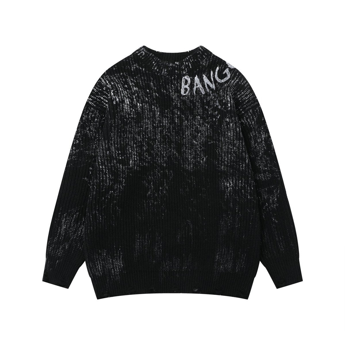 2025 American-style Retro Old Fashionable Puppies Handsome Hip-hop All-match High-end Loose Casual Knitted Shirt