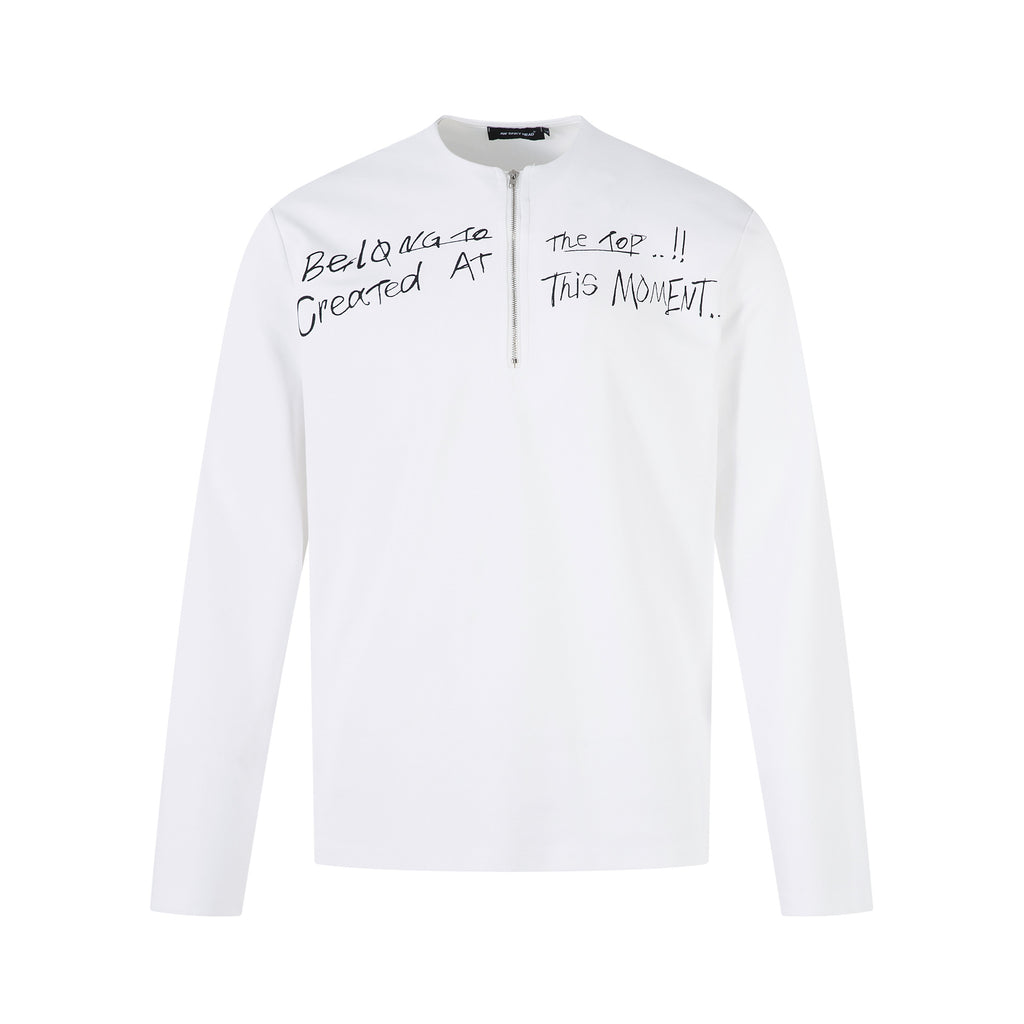 2025 New American Style Retro High Street Trend Hip Hop Letter Embroidered Loose Casual Knitted Shirt