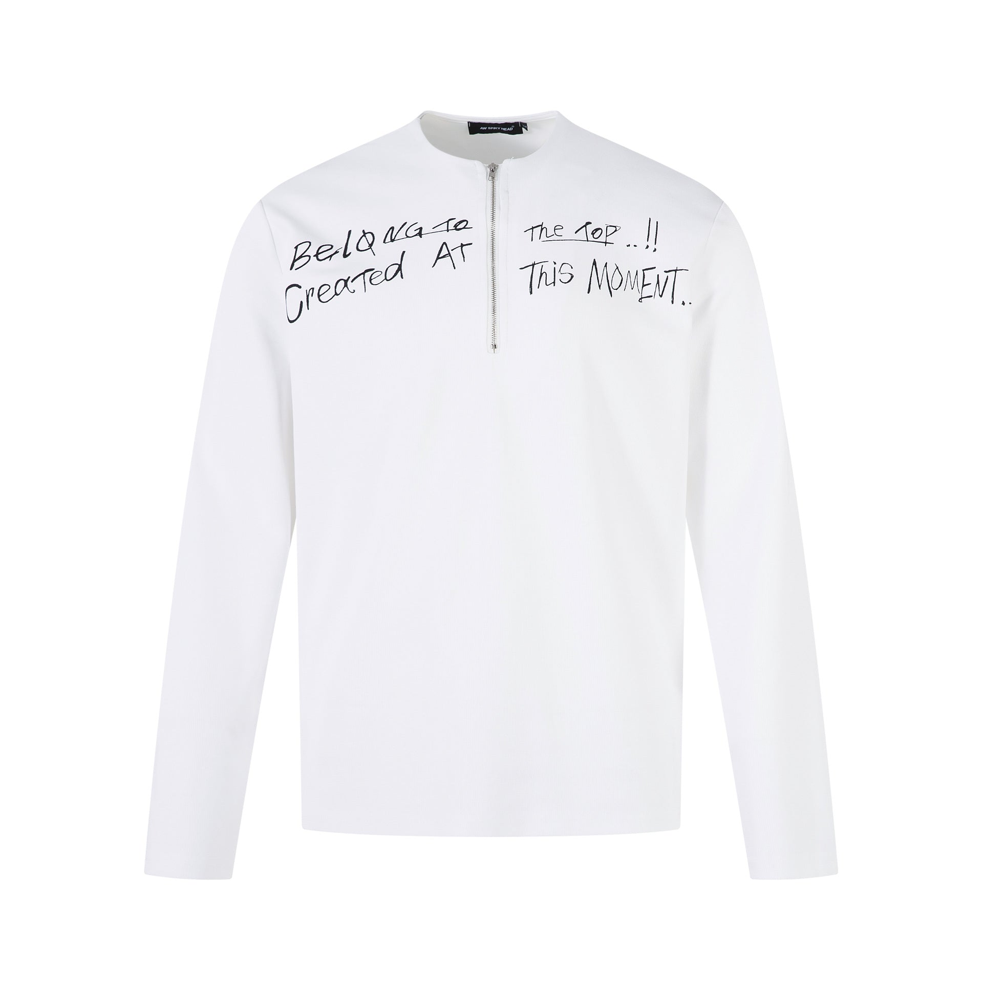 2025 New American Style Retro High Street Trend Hip Hop Letter Embroidered Loose Casual Knitted Shirt