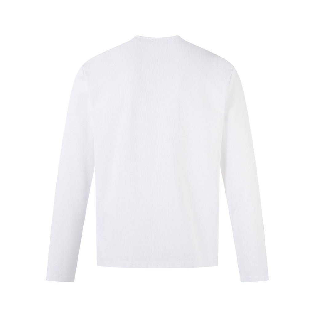 2025 New American Style Retro High Street Trend Hip Hop Letter Embroidered Loose Casual Knitted Shirt