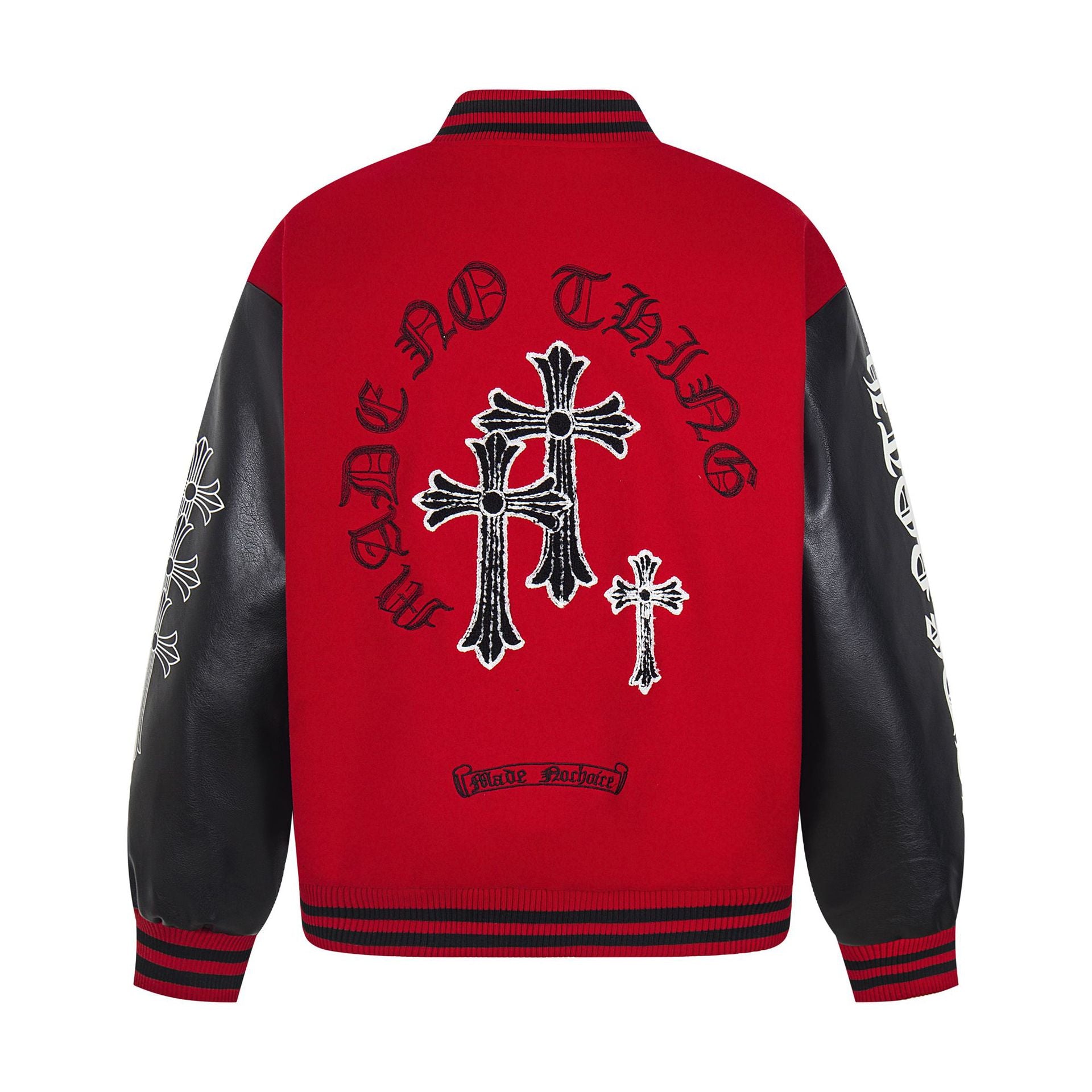 American Style Retro Hip-Hop Loose Heavy Baseball Suit Ins Street Rock Unisex Jacket